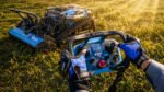 Ferngesteuerter Elektromäher KOHAM KH-XLM8045B 10 kW für Hangneigungen bis zu 45°