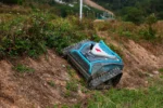 Ferngesteuerter Raupenrasenmäher KOHAM KH-LM2425B2 für Hangneigungen bis zu 45°