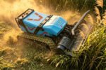 Ferngesteuerter Elektromäher KOHAM KH-ELM8040B, 5 kW, für Hangneigungen bis zu 45°