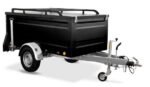 TPV Kofferanhänger 1300kg KT-EB3 Geschlossen Gebremst Schwarz