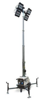 PRAMAC / Generac Linktower T4 UFO elektrischbetriebener Lichtmast