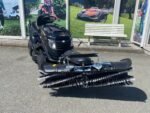 Black Edition Rasentraktor Pro 225/92 Twin H mit Kehrmaschine