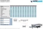 Hapert Azure H-2 – 2700 – 4050 x 1800 Bereifung 185R14C